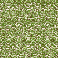 Seamless wavy pattern. Vector river ocean, wallpaper, ornament,