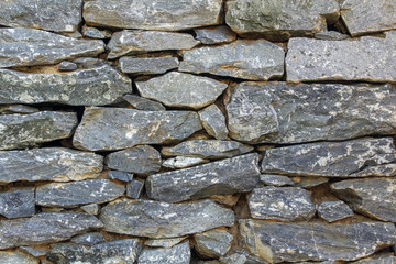 Pattern gray color of  decorative stone wall.
