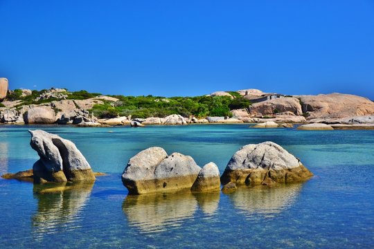 ROCHES GRANITIQUES DE L'ILE DE CAVALLO