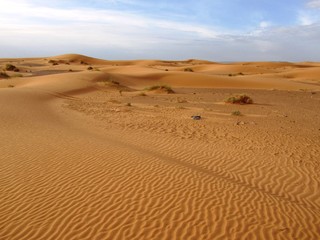 Fototapeta na wymiar Erg Wüste - Marokko