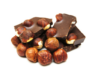 Dark  chocolate with nuts