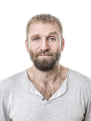 Obraz premium bearded man casual