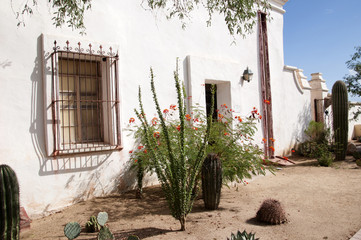 San Xavier del Bac the Spanish Catholic Mission Tucson Arizona