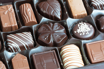 Boite de bonbons en chocolat