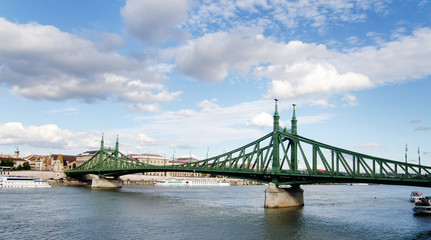 Szabadság hid - Liberty bridge in Budapest, Hungary