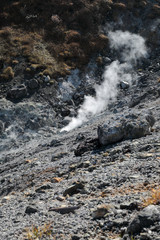 栗駒山の地獄谷
