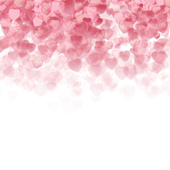Valentine's Day Background with Hearts Scattered 2