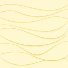 Abstract background. Yellow waves.