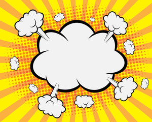 Comic Book Speech Bubble ,Pop art Background