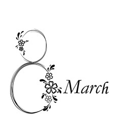 Obraz premium March 8,