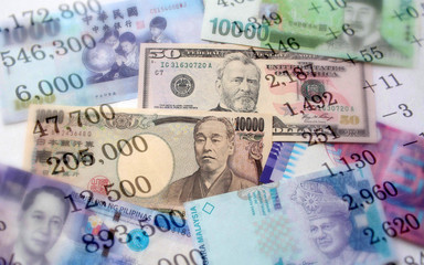 金融イメージ　世界の株価