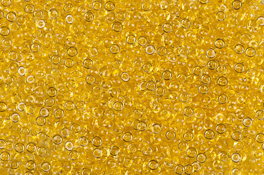 background of yellow crystals