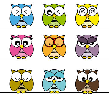 Owls icons