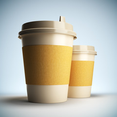 Coffee cups.