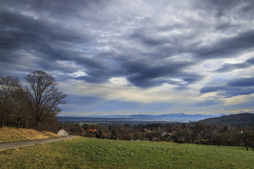 Obraz premium Dunkle Wolken