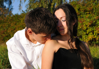 Fototapeta premium Couple outdoor
