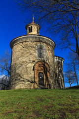 Naklejka premium St.Martin Rotunda-Vysehrad,Prague,Czech Republic