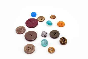 Many different buttons