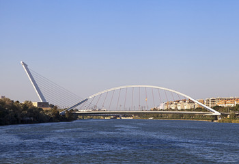 Alamillo bridge over Guadalquivir, Seville