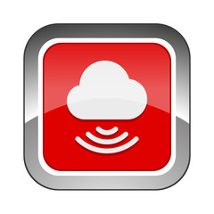 Chrome Square Button 