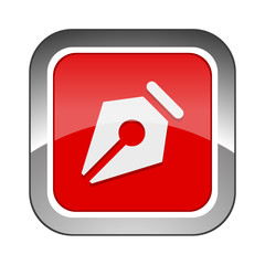 Chrome Square Button 