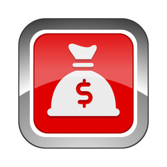 Chrome Square Button 