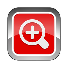 Chrome Square Button 