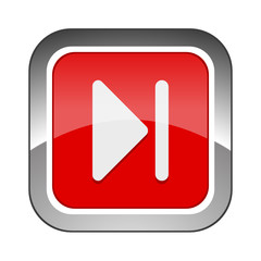 Chrome Square Button