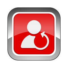 Chrome Square Button