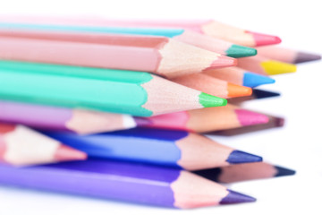 coloured pencils