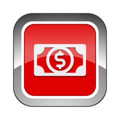 Chrome Square Button