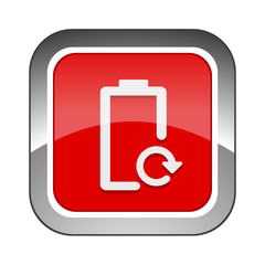 Chrome Square Button