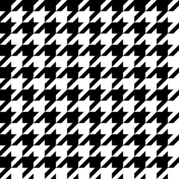 Houndstooth pattern, seamless illustration