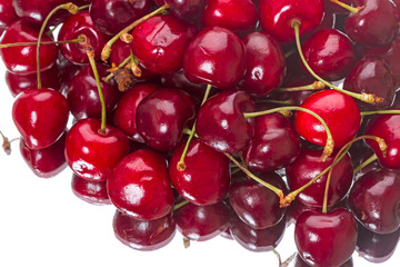 Large bunch of cherries