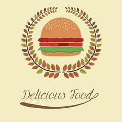 Food design, vector illustration.