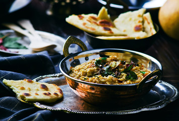 dhal with pumpkin. Indian cuisine