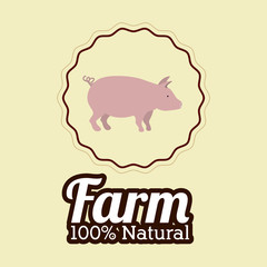 Farm design, vector illustration.