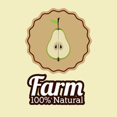 Farm design, vector illustration.