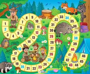 Gartenposter Für Kinder Board game theme image 8