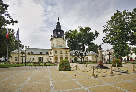 Fototapeta Former town hall in Siedlce. Poland
