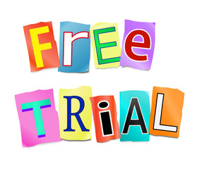 Free trial concept.