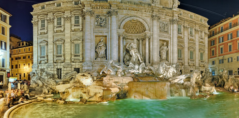 Naklejka premium Trevi Brunnen Rom