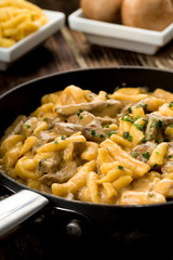 Sp&auml;tzle mit Champignons