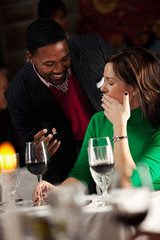 Restaurant: Woman Surprised By Engagement Ring And Proposal
