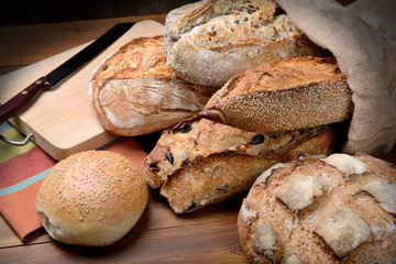 Different types of bread