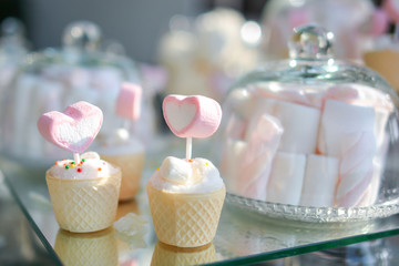 sweet heart marshmallow