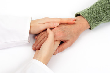 Holding senior hand care