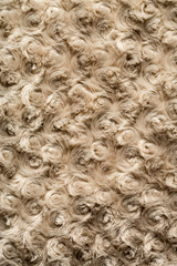 Luxury fur texture, rose shaped