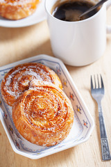 coconut snail pastry for breakfast