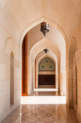 Sultan Qaboos mosque architecture, Muscat, Oman